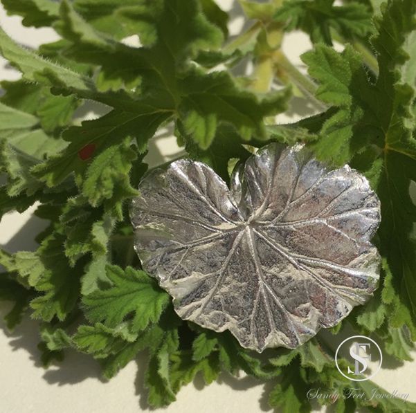 Geranium Leaf Pendant